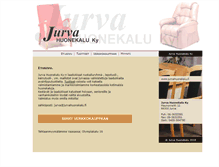 Tablet Screenshot of jurvahuonekalu.fi